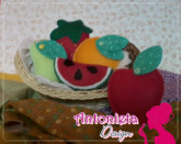Kit 10 lembrancinhas - Chaveiro Frutas